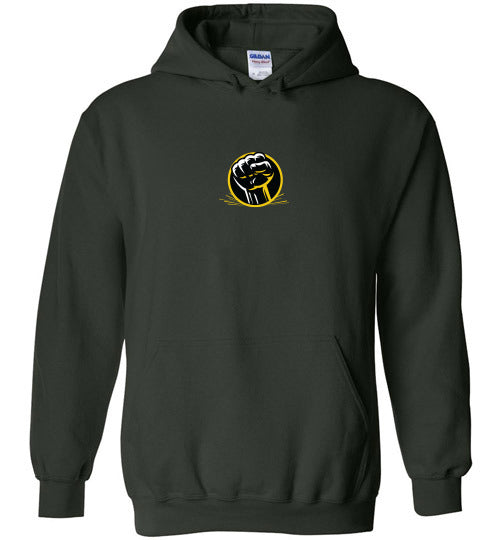 Hoodie - Circle Logo & Text (Front & Back)