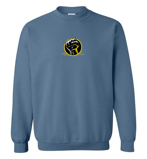 Sweatshirt - Circle Logo & Text (Front & Back)